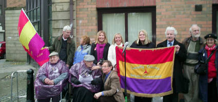 Members of several veterans families. - Nov. 8th 2008