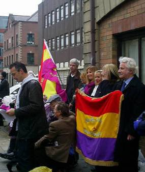 Kevin Doherty, Secretary of the IBCC speaking in Writers' Square. - Nov. 8th 2008