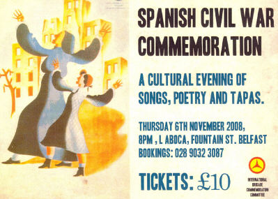 Admission ticket for the Poetry and Tapas social - Nov. 6th 2008