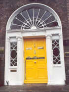 Georgian Dublin Door on Merrion Square, Dublin Ireland photo