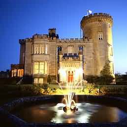 Ireland castle image, Dromoland Castle at night