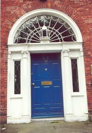 Dublin Door on Merrion Square