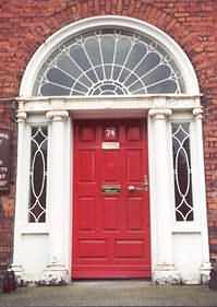 Dublin Door,Merrion Square, vintage Irish doorway photograph