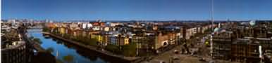 Dublin Ireland panorama poster for sale on-line