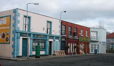 Irish Television RTE's Fair City, Picture of Carrickstown street