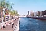 Millennium Walkway & River Liffey - Dublin Ireland photo