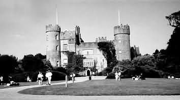 Malahide Castle, Co. Dublin Ireland, historic Irish building image