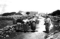 Old Ireland photograph, Collecting turf in Connemara, Co. Galway