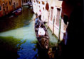 through the canals of Venice
