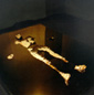 black room with recorded voice of the author