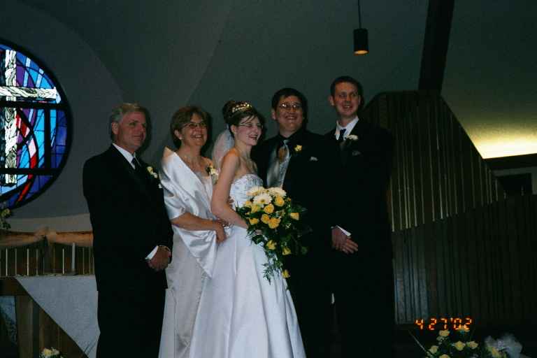 Tim & Jane with Jane's family