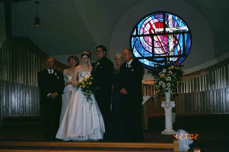 Tim & Jane with their parents