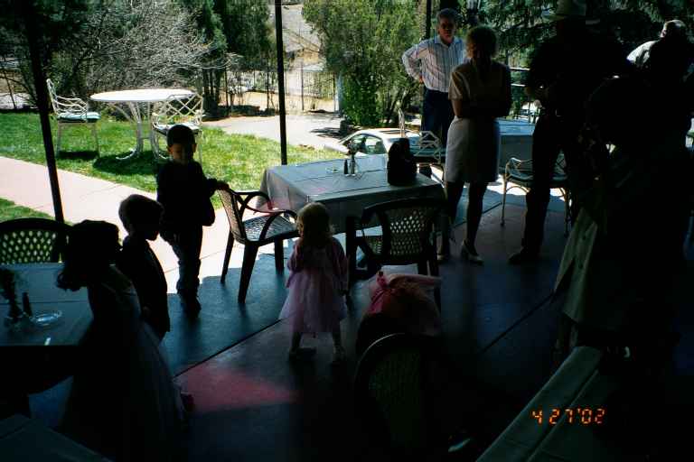 Waiting for the new couple