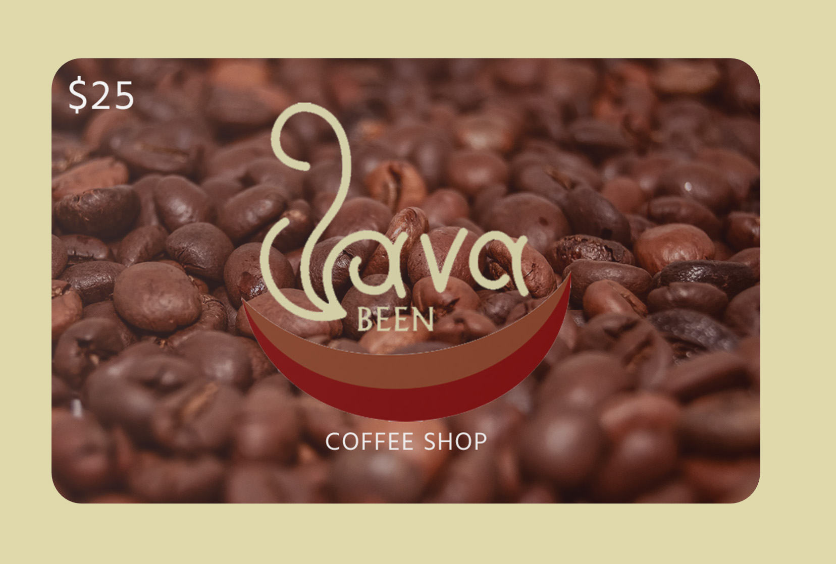 Gift Cards JavaBeen Coffee Shop