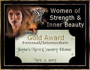 Women of Strength and Inner Beauty Gold Award
