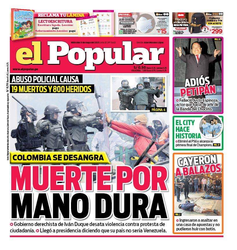Clic aqui Diario El Popular..