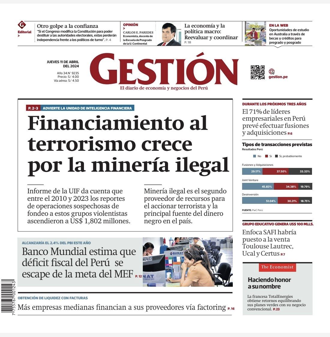 Clic aqui Diario Gestion..