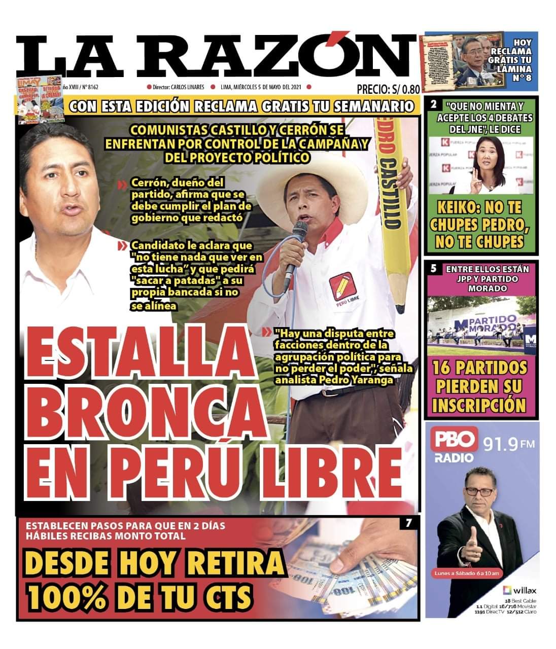 Clic aqui Diario La Razon 