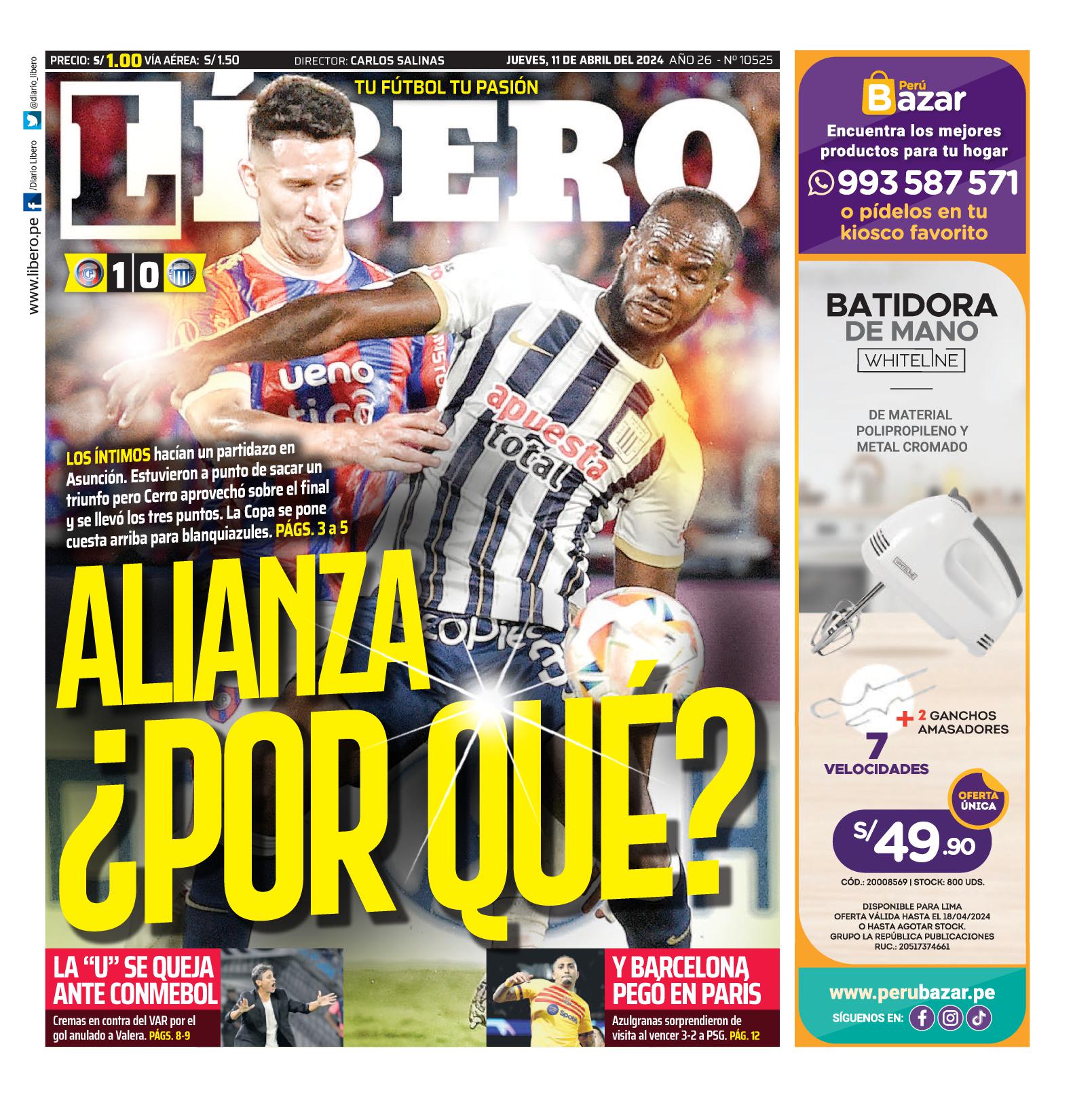 Clic aqui Diario Libero..