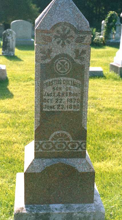 Erastus C. Root Gravestone