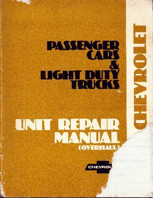 1977 - All Chevrolet UNIT Repair Manual