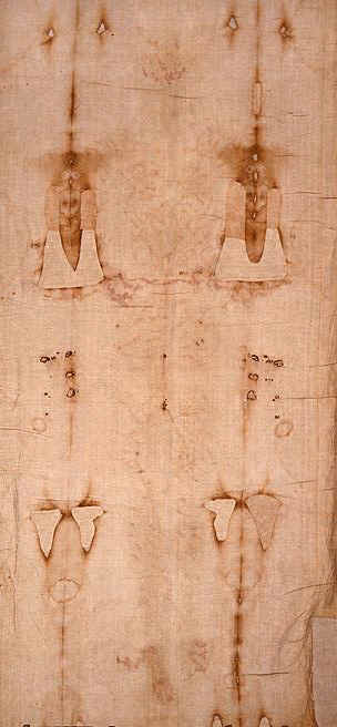 Imagen de la parte posterior del lienzo.