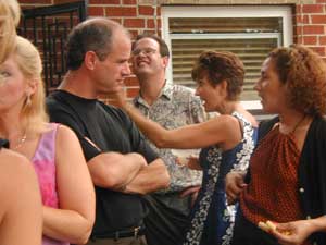 patio crowd