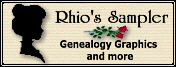 Logo Graphic for Rhio's Graphics--ship in frame