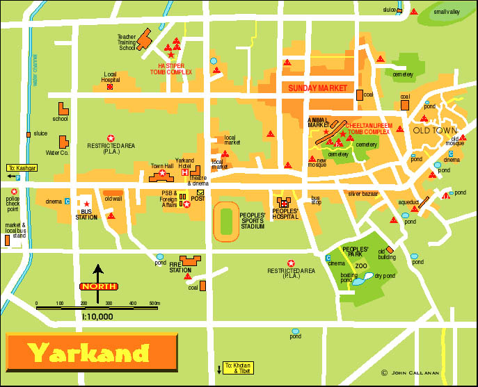 Yarkand Town, Shache Town, Xinjiang Province, The Peoples Republic of China