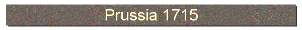 Prussia 1715