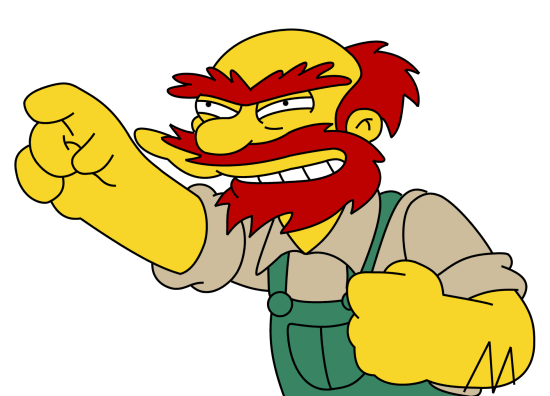 Groundskeeper Willy WANTS YOU