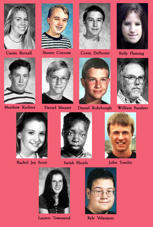 Колумбайнеры. 13 апреля 1999. 13 апреля 1999. 13 апреля 1999. 13 апреля 1999.