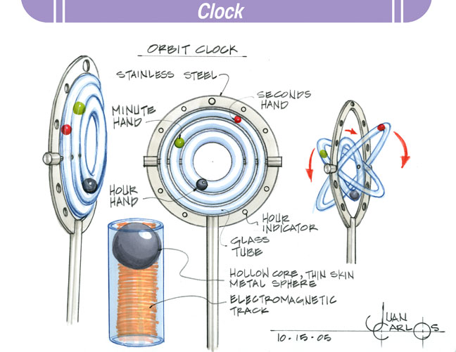 Product Design of a Clock by Juan Carlos Rodriguez
