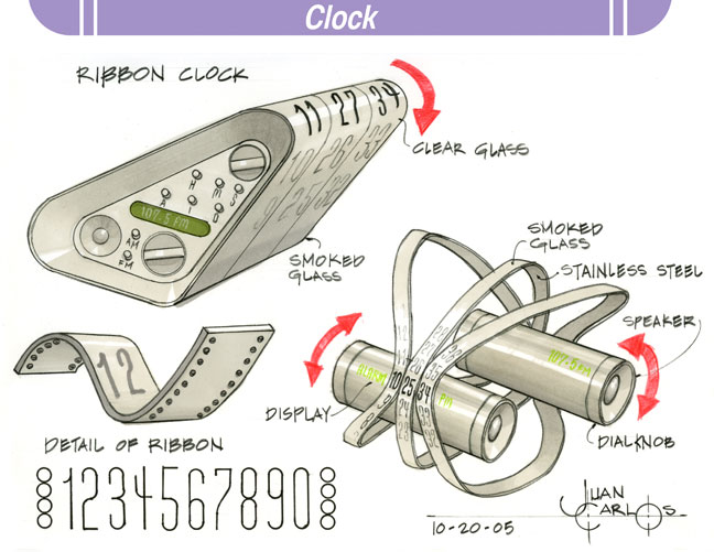 Product Design of a Clock by Juan Carlos Rodriguez