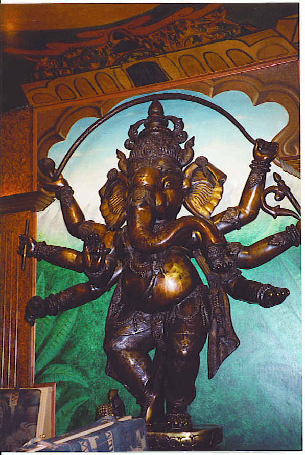 Statue of Ganesh at Baba's Coffeeshop in Amsterdam