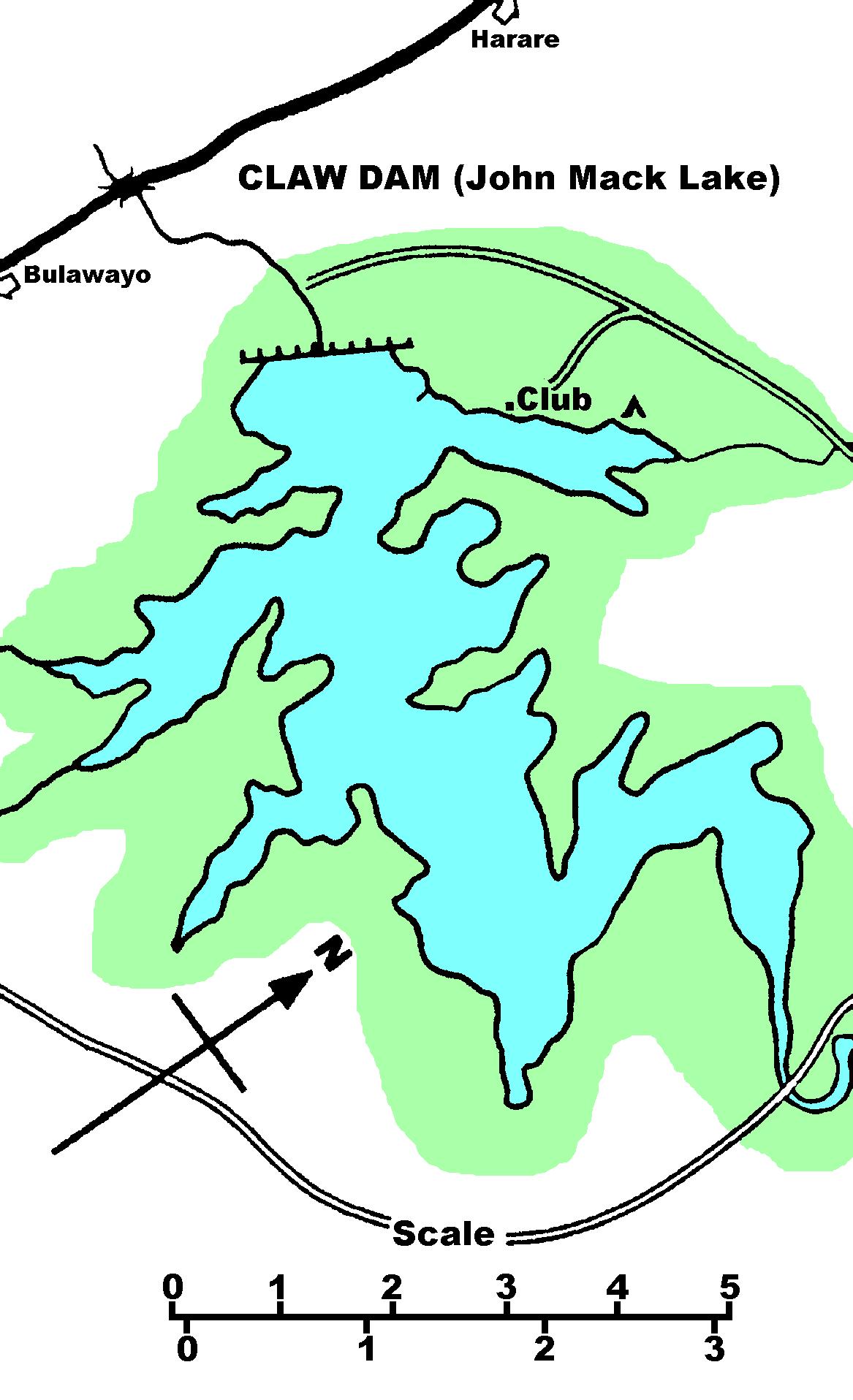 Claw Dam Map