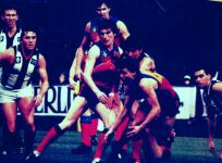 The first ever footy game I watched was between Collingwood and Fitzroy in 1983