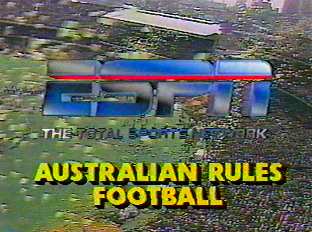 1985 ESPN Opening Credits for the Australian Rules Football program