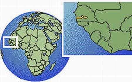 Finding Gambia on the Map