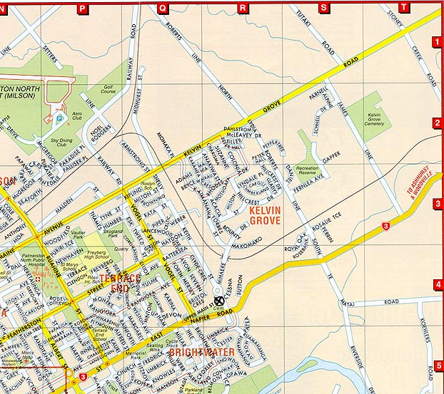 Kelvin Grove, New Zealand Maps showing Kelvin Grove