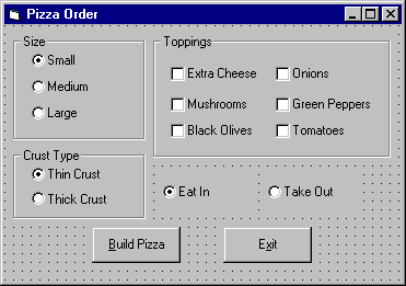 Pizza Order