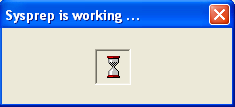 Sysprep is working
