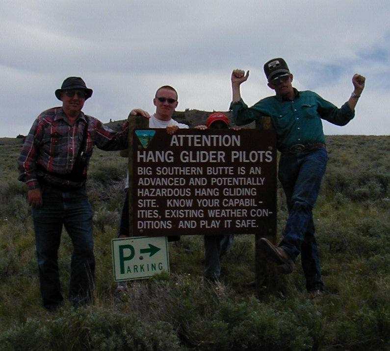 Big Southern Butte Warning Sign.