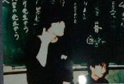 Sensei has long hair!