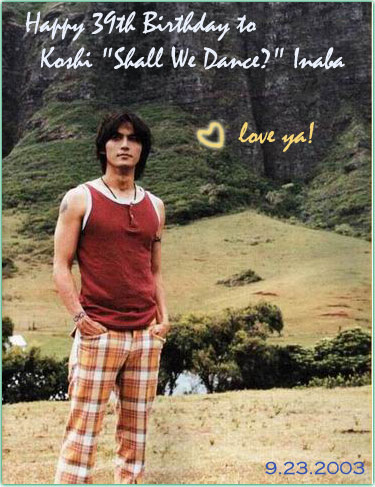 I wouldn't normally write something as sappy as love ya on this picture, but I've been listening to Tak's Love ya love ya!