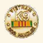 Vietnam Dog Handler Medal for K-9s