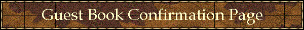 Guest Book Confirmation Page