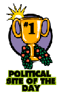 Awarded 'Political Site of the Day'