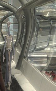 Walkways were also used to view the clones