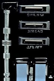 Part of Vader's diagnostic chestplate